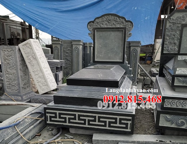 Mộ tam sơn đá - Mẫu mộ đá tam sơn đẹp chế tác tại Ninh Bình