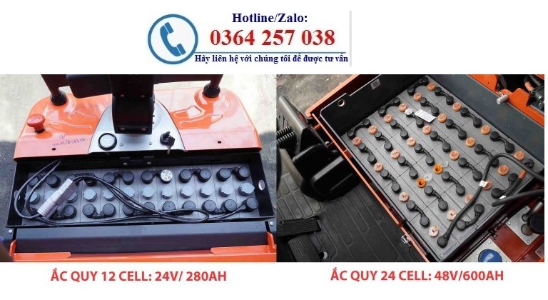 Mua ắc quy xe nâng, bình điện xe nâng ở đâu giá tốt
