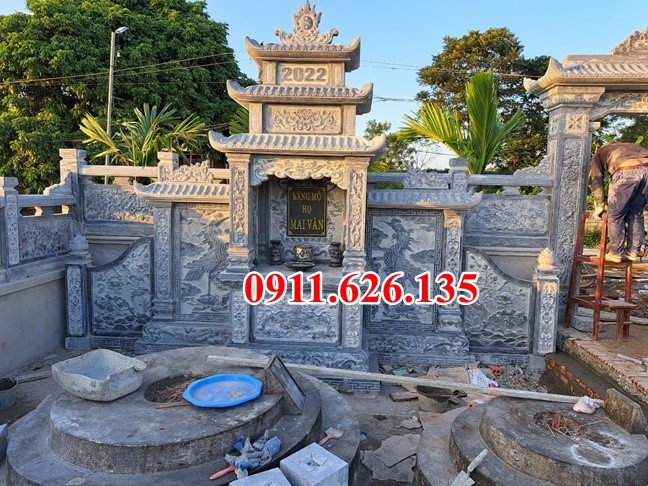 mẫu lăng mộ đá nguyên khối đẹp bán tại hà giang
