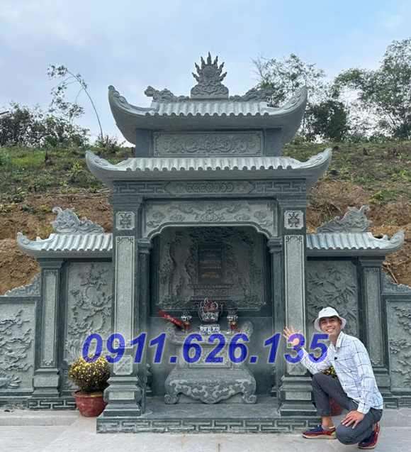 mẫu lăng mộ đá nguyên khối đẹp bán tại hà giang