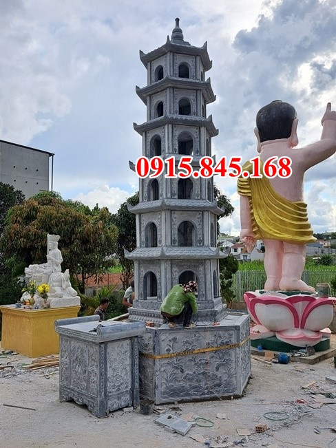 mẫu mộ tháp đá tro cốt bán sài gòn - đá mỹ nghệ thái duy