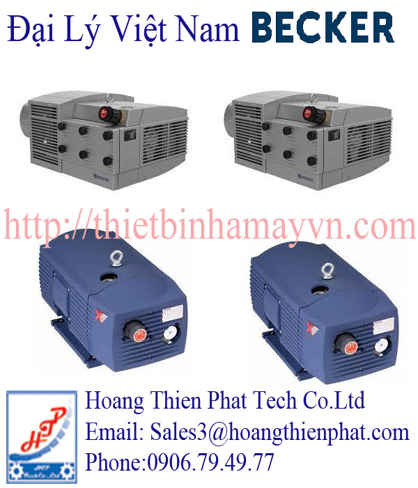 Đại lý phân phối bơm chân không Becker tại Việt Nam