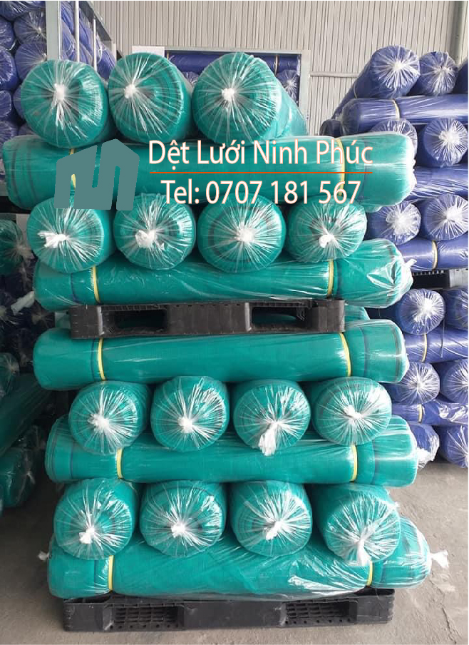 Lưới chắn bụi hdpe màu xanh 60g, 70g, 80g, 100g