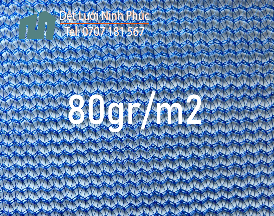 Lưới chắn bụi hdpe màu xanh 60g, 70g, 80g, 100g