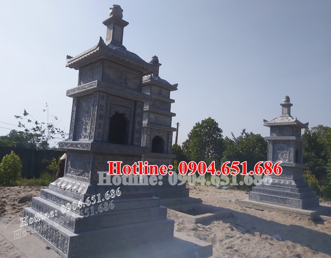 Xây tháp đựng tro cốt bằng đá khối đẹp tại Tp Hồ Chí Minh