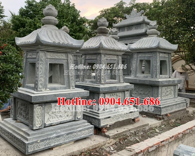 Xây tháp đựng tro cốt bằng đá khối đẹp tại Tp Hồ Chí Minh