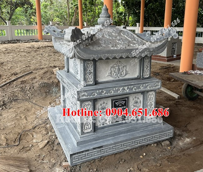 Xây tháp đựng tro cốt bằng đá khối đẹp tại Tp Hồ Chí Minh