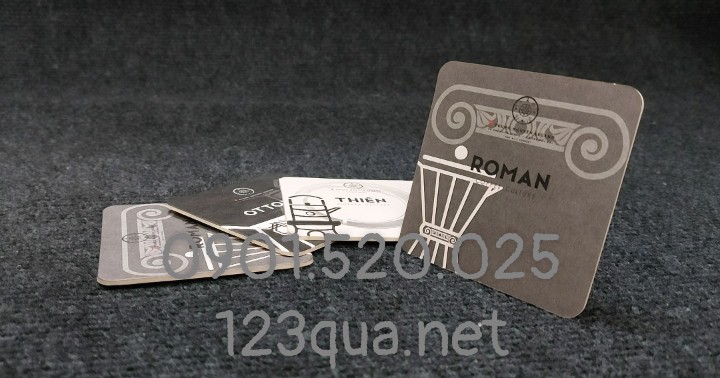 Cơ sở sản xuất lót ly in logo theo yêu cầu