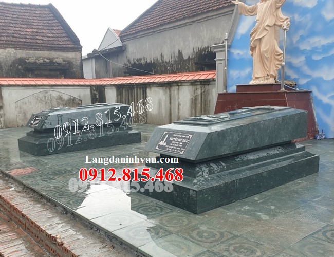 Tại Quảng Ngãi bán mẫu mộ đá công giáo đẹp 765 - Mộ đạo Quảng Ngãi đẹp