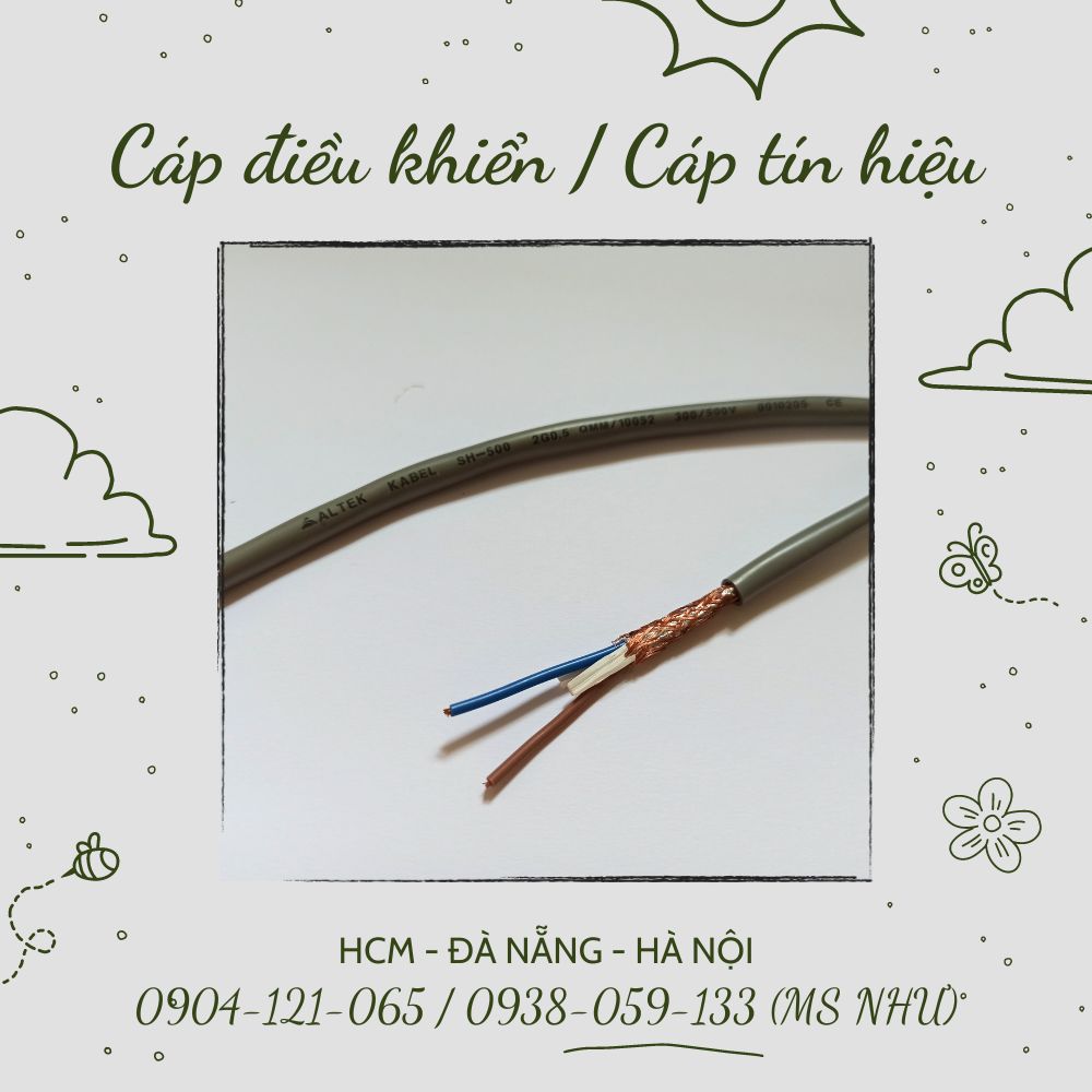 Cáp điều khiển Altek Kabel chống nhiễu SH-500 25x1.5mm