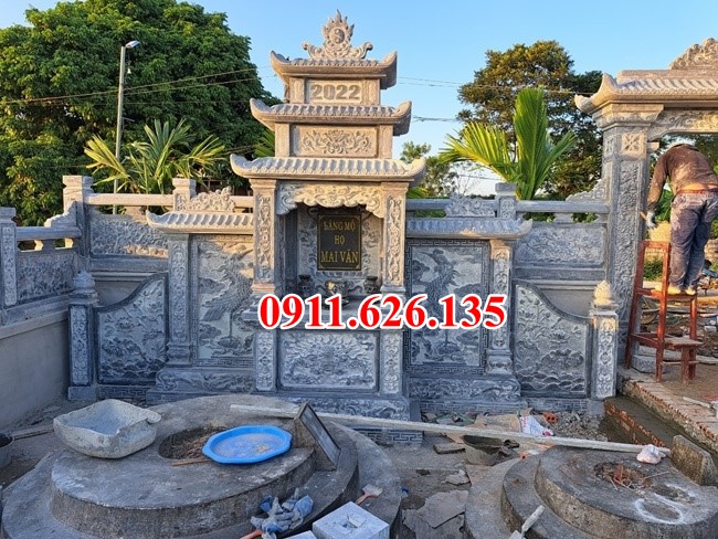 Mẫu củng kì đài thờ thờ đá tự nhiên nguyên khối cao cấp tại Trà Vinh 7