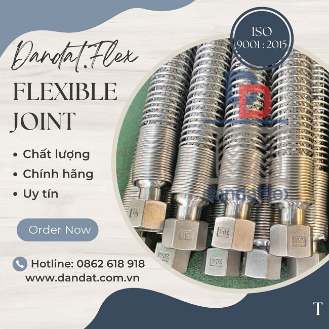 Khớp nối mềm kim loại,khớp nối mềm inox 316, khớp nối inox chống rung