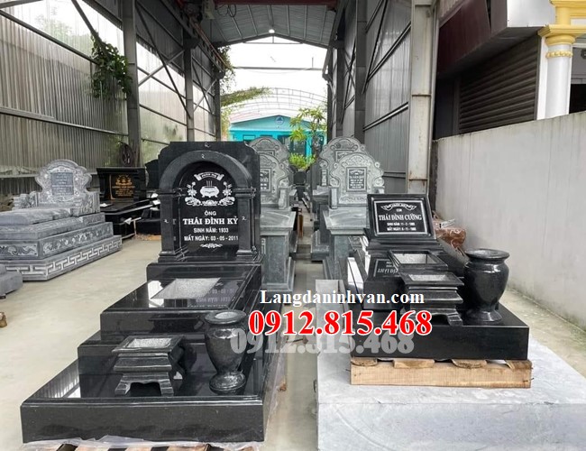Mẫu mộ đá tam cấp đẹp bán tại Bắc Giang 98BG - Mộ đá đẹp Bắc Giang