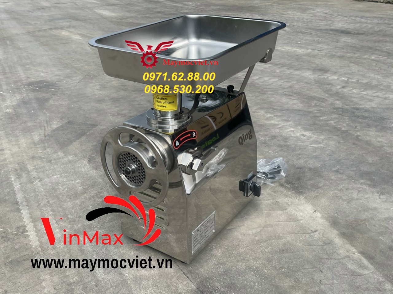 Máy đùn thịt công nghiệp chất liệu inox 304 hàng cao cấp 2023