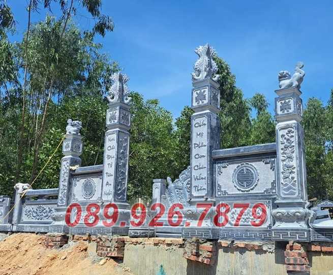 Cổng lăng mộ đá - Mẫu cổng khu lăng mộ bằng đá đẹp bán Ninh Thuận