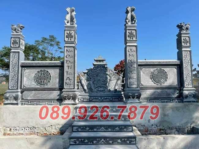 Cổng lăng mộ đá - Mẫu cổng khu lăng mộ bằng đá đẹp bán Ninh Thuận