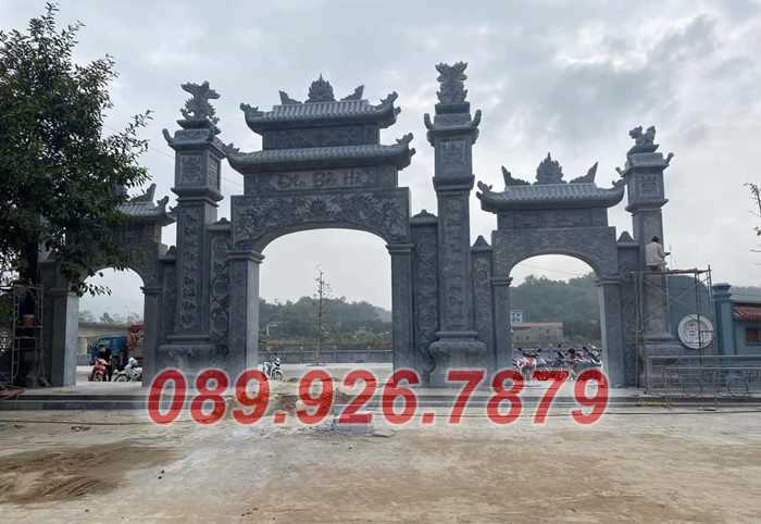 Cổng lăng mộ đá - Mẫu cổng khu nghĩa trang đẹp bằng đá bán Tây Ninh