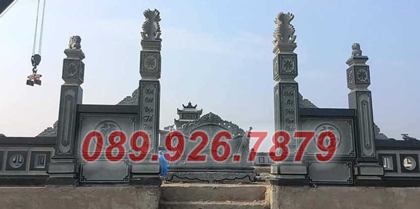 Mẫu cổng đá chùa đình miếu bán Vĩnh Long, Cổng đá trước sân nhà