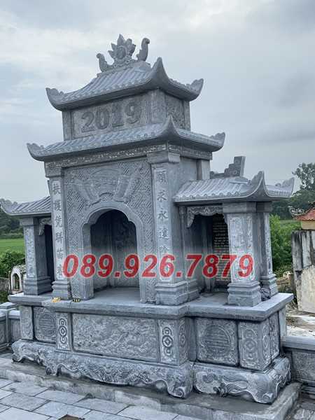Miếu thờ đá - Mẫu miếu thờ tro cốt ngoài trời 2 mái bán Bình Định
