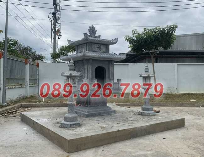 Miếu thờ đá - Mẫu miếu thờ bằng đá thờ tro cốt bán Bình Thuận