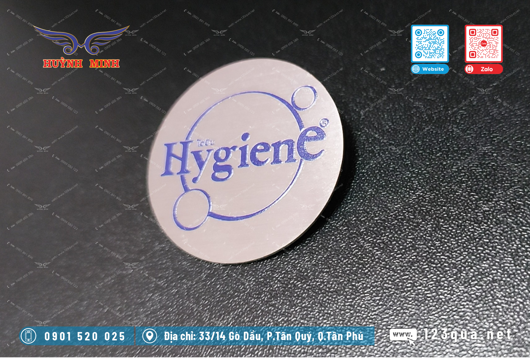 Cơ sở sản xuất huy hiệu cài áo, logo, pin nhựa theo yêu cầu