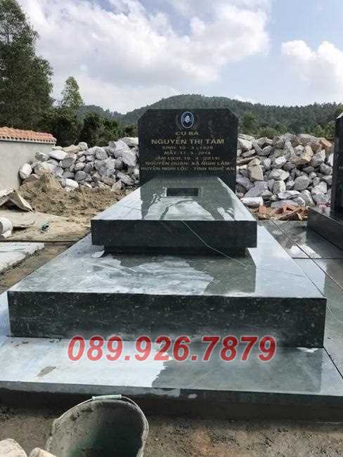 Mộ đá tam cấp - Mẫu mộ tam cấp dòng họ bằng đá đẹp bán Bình Thuận