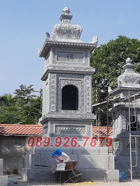 Mộ tháp đá - Mẫu tháp mộ đá để tro cốt sư trụ trì bán Bình Thuận