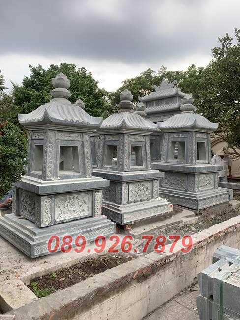 Mộ tháp đá - Mẫu tháp mộ đá để tro cốt sư trụ trì bán Bình Thuận