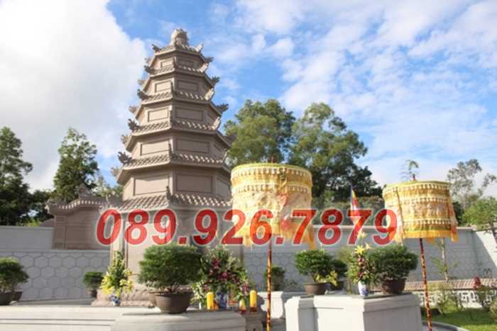 Mộ tháp đá - Mẫu tháp mộ đá đựng hủ tro cốt phật tử bán An Giang