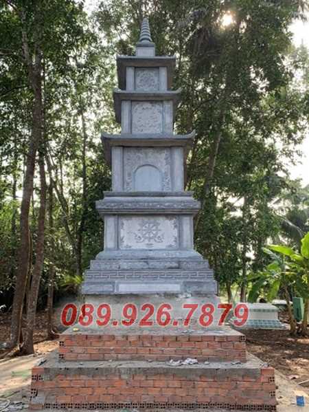 Mộ tháp đá - Mẫu tháp mộ thờ tro cốt ông bà cha mẹ đẹp bán Bạc Liêu