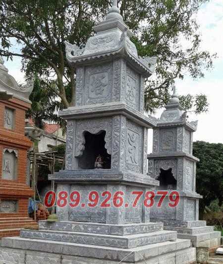 Mậu mộ tháp đá để tro cốt gia đình đẹp bán Bến tre - Tháp mộ đá sư