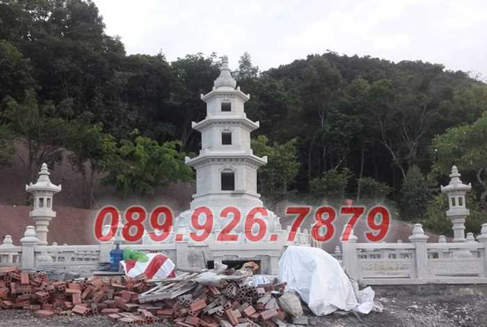 Mậu mộ tháp đá để tro cốt gia đình đẹp bán Bến tre - Tháp mộ đá sư