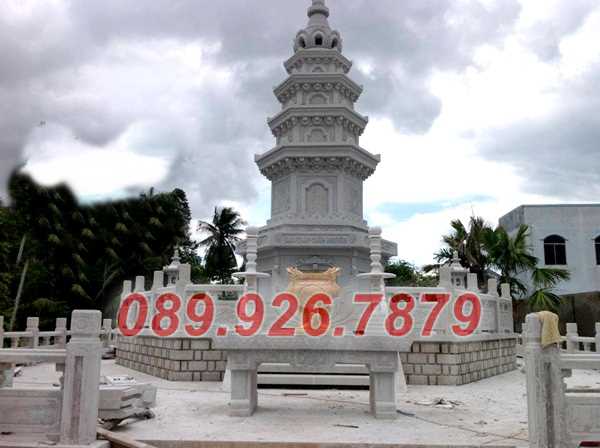 Mẫu mộ tháp đá phật giáo đá bán Vĩnh Long - Mẫu tháp mộ để tro cốt
