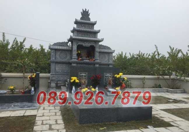 Lăng mộ đá - Mẫu lăng mộ bằng đá xanh, đá trắng tự nhiên  bán kon Tum
