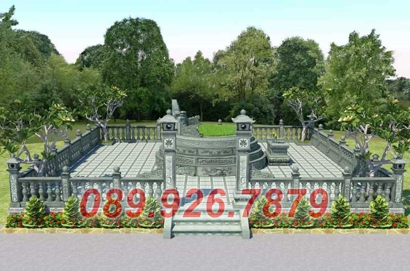 Lăng mộ đá trắng - Mẫu lăng mộ đá gia đình, dòng họ đẹp bán An Giang