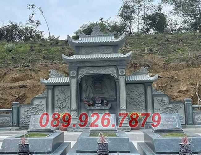 Lăng mộ đá tự nhiên - Mẫu lăng mộ ông bà, cha mẹ bằng đá bán Bạc Liêu