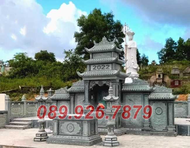 Mẫu lăng mộ bằng đá xanh, đá trắng, đá khối đẹp bán Đồng Tháp