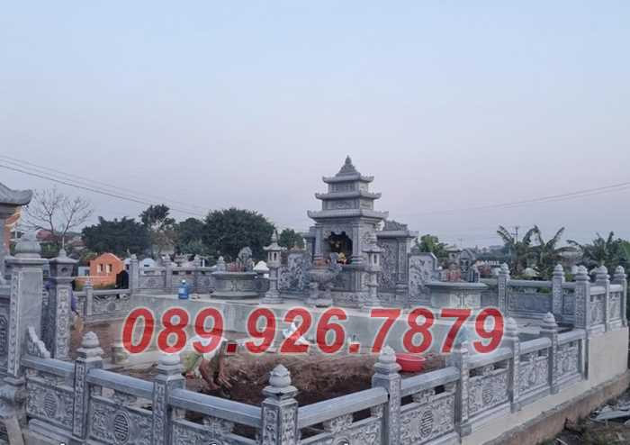 Lăng mộ đá - Mãu lăng mộ tổ tiên dòng họ bằng đá bán Long An
