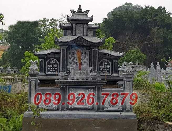 Lăng mộ đá - Mẫu lăng mộ đá chôn thờ tro cốt tổ tiên bán Sóc Trăng