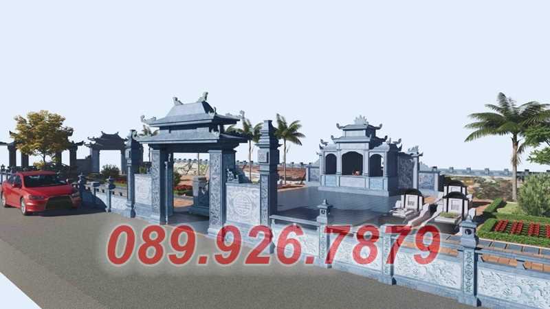 Nghĩa trang đá - Mẫu nghĩa trang gia tộc bằng đá đẹp bán Bình Định