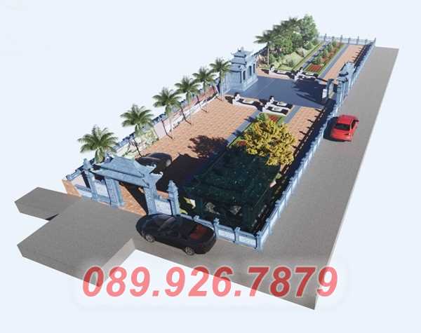 Nghĩa trang đá - Mẫu nghĩa trang gia tộc bằng đá đẹp bán Bình Định