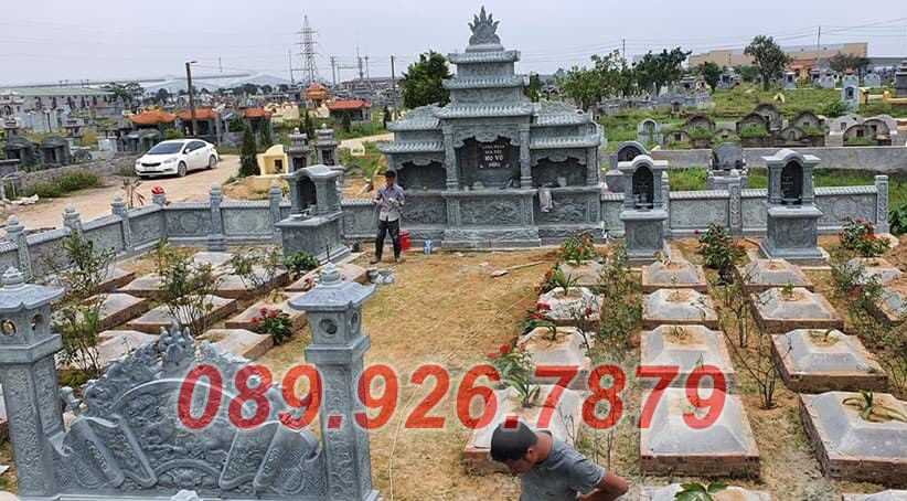 Nghĩa trang đá - Mẫu nghĩa trang gia tộc bằng đá đẹp bán Bình Định