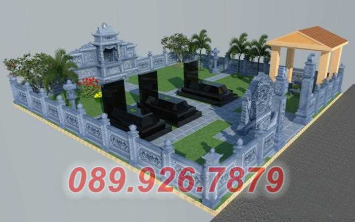 Nghĩa trang đá - Mẫu nghĩa trang gia tộc bằng đá đẹp bán Bình Định