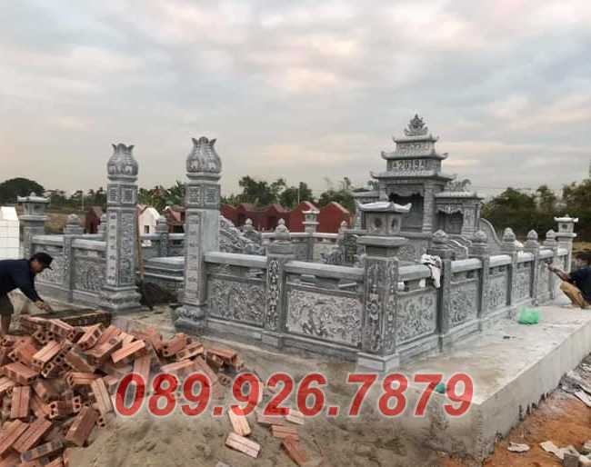 Nghĩa trang đá - Mẫu nghĩa trang dòng họ bằng đá đẹp bán Phú Yên