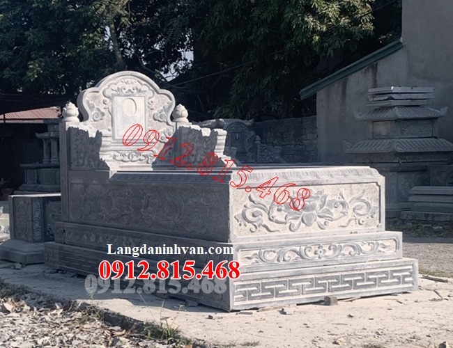 Mẫu mộ đá đơn giản đẹp bán tại Bình Thuận 86Bt - Mộ đá tại Bình Thuận