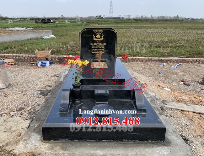 Mẫu mộ đá đơn giản đẹp bán tại Bình Thuận 86Bt - Mộ đá tại Bình Thuận