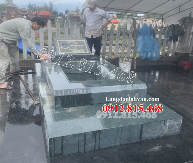 Mẫu mộ đá đơn giản đẹp bán tại Bình Thuận 86Bt - Mộ đá tại Bình Thuận