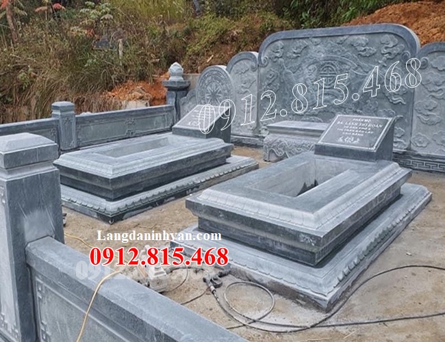 Mẫu mộ đá đơn giản đẹp bán tại Bình Thuận 86Bt - Mộ đá tại Bình Thuận