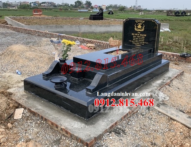 Mẫu  mộ đá khối đẹp bán tại Đà Nẵng 430ĐN - Mộ đá Đà Nẵng đẹp