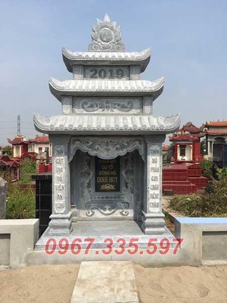 Lăng thờ đá - Mẫu lăng thờ gia tộc bằng đá đẹp bán Quảng Ngãi